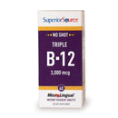 Superior Source No Shot Triple Vitamin B12 3000mcg 60 tablets