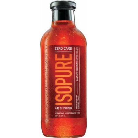 Isopure Apple Melon Protein Drink, 20 fl oz, (Pack of 12)