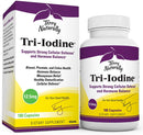 Terry Naturally Tri-Iodine 12.5 mg -180 Vegan Capsules - Supports Hormone Balance, Promotes Breast & Prostate Health - Non-GMO, Gluten-Free, Kosher - 180 Servings