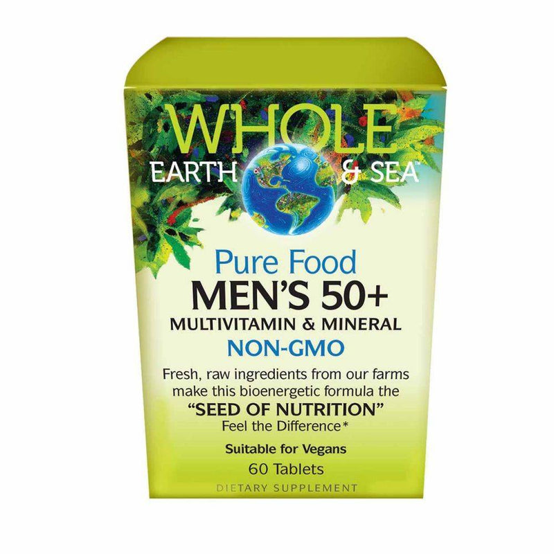 Whole Earth & Sea Men's 50+ Multivitamin & Mineral 60 tablets