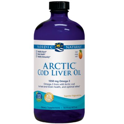Arctic Cod Liver Oil - 1,260 MG Omega-3s - Orange