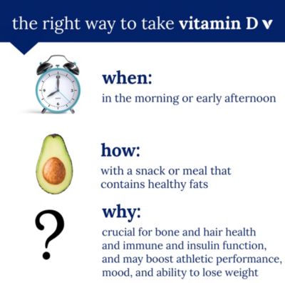 Vitamin D3 - Healthy Bones, Mood & Immune System Function - 1,000 IU - Orange (120 Softgels)