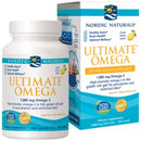 Ultimate Omega in Fish Gelatin Soft Gels - 1,280 MG Omega-3 - Lemon (60 Softgels)