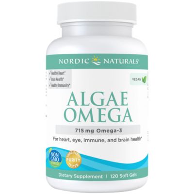 Algae Omega - 715 MG Vegetarian Omega-3s (120 Softgels)