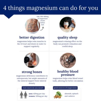 Magnesium Citrate - Elemental Magnesium - 400 MG (60 Caplets