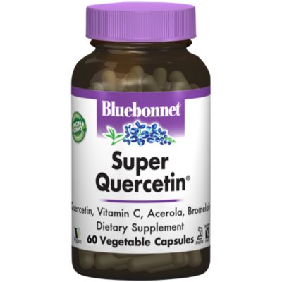 Super Quercetin with Vitamin C, Acerola & Bromelain (60 Vegetable Capsules)