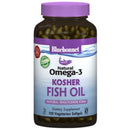 Natural Omega-3 Kosher Fish Oil - Natural Triglyceride Form (120 Vegetarian Softgels