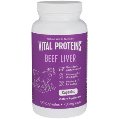 Beef Liver - Energy & Skin Health - 750 MG (120 Capsules)
