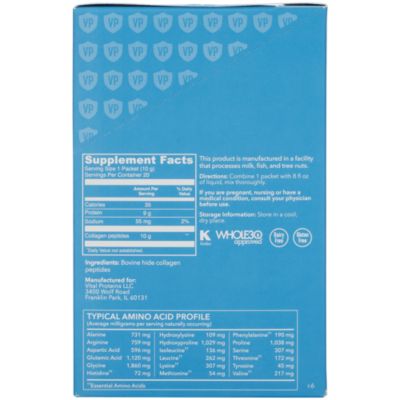 Collagen Peptides Powder - Hair, Skin, Nails & Joint Support - Unflavored (10 oz. / 14 Servings)