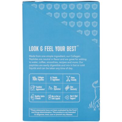 Collagen Peptides Powder - Hair, Skin, Nails & Joint Support - Unflavored (10 oz. / 14 Servings)