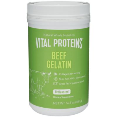 Beef Gelatin Powder - Hair, Skin, Nails & Joint Support - Unflavored (16.4 oz. / 23 Servings)