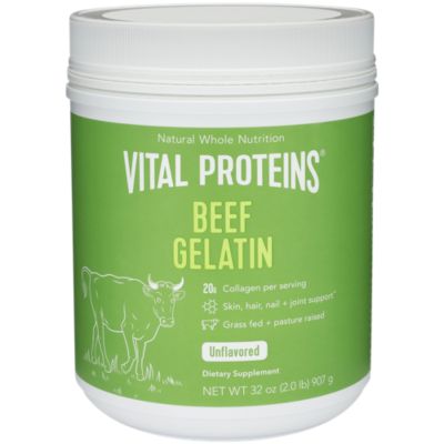 Beef Gelatin Powder - Hair, Skin, Nails & Joint Support - Unflavored (32 oz. / 45 Servings)