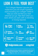 Collagen Peptides Capsules - Hair, Skin, Nails & Joint Support - Unflavored (360 Capsules / 60 Servings)