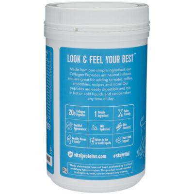 Collagen Peptides Powder - Hair, Skin, Nails & Joint Support - Unflavored (10 oz. / 14 Servings)