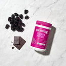 Collagen Peptides Powder - Hair, Skin, Nails & Joint Support - Dark Chocolate Blackberry (10.8 oz. / 10 Servings)