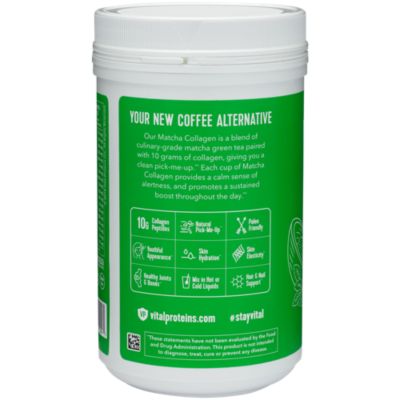 Matcha Collagen Powder - Hair, Skin, Nails & Joint Support - Original Matcha (12 oz. / 24 Servings)