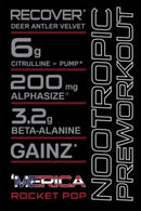 Woke AF High-Stimulant Pre-Workout - Rocket Pop (12.67 oz. / 30 Servings)