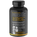 L-theanine & Caffeine Focused Energy with MCT Oil (60 Softgels)
