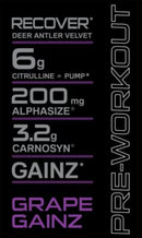 Woke AF High-Stimulant Pre-Workout - Grape Gainz (13.09 oz. / 30 Servings)