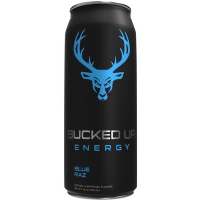 Bucked Up Energy Drink - Blue Raz (12 Drinks)