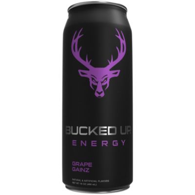 Bucked Up Energy Drink - Grape Gainz (12 Drinks)