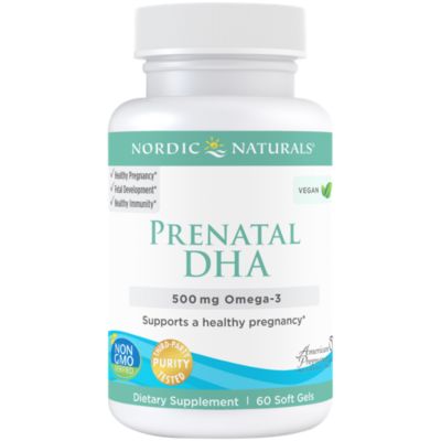 Prenatal DHA - Plant-Based Omega-3 - Supports a Healthy Pregnancy - 500 MG (60 Softgels)