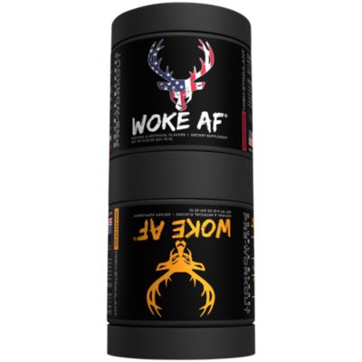 Woke AF Double Barrel 2-in-1 Pre-Workout - Rocket Pop and Killa OJ