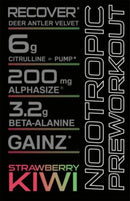 Woke AF High-Stimulant Pre-Workout - Strawberry Kiwi (12.77 oz. / 30 Servings)