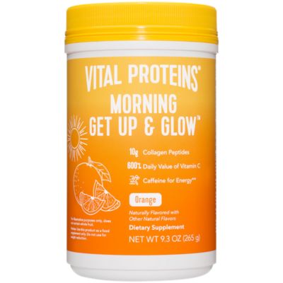 Morning Get Up & Glow Collagen Powder with Vitamin C - Orange (9.3 oz. / 20 Servings)