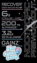 Woke AF High-Stimulant Pre-Workout - Blue Cotton Candy (12.74 oz. / 30 Servings)