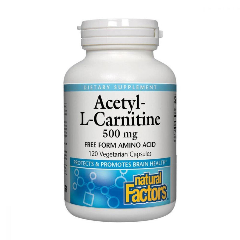 Natural Factors Acetyl-L-Carnitine 120 vcaps