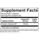 Ortho Molecular N-Acetyl Cysteine 60 capsules