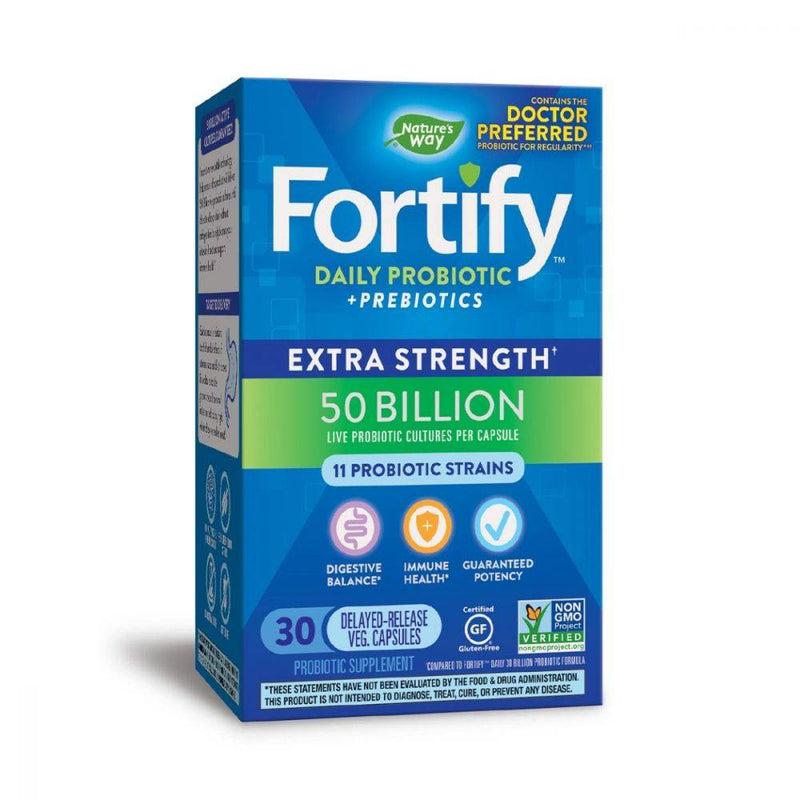 Nature's Way Fortify Daily Probiotic Extra Strength 50 billion 30 vcaps