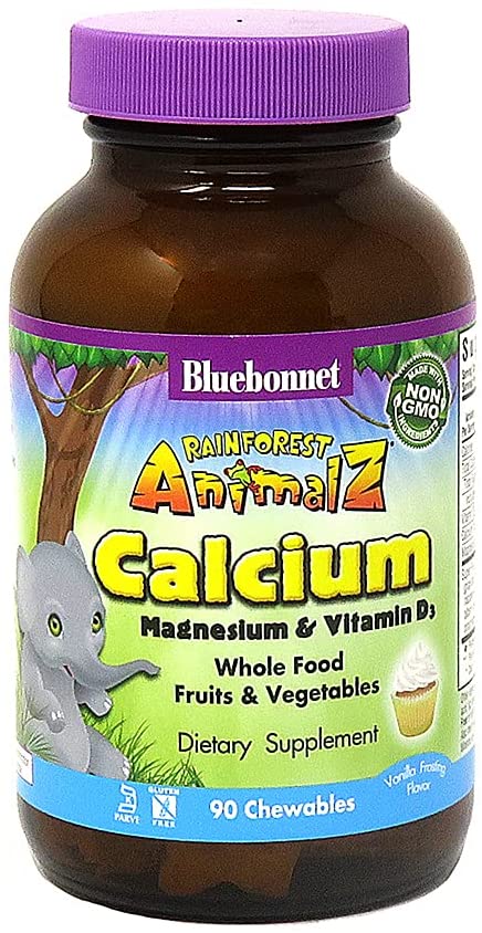 Animalz Calcium Chewables with Magnesium & Vitamin D3 - Vanilla (90 Chewables)