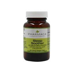 Pharmaca Sleep Soother with Melatonin & Valerian Liquid Veggie Caps 60 Vegetarian Capsules