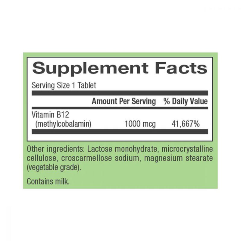 Pharmaca Vitamin B12 Methylcobalamin 90 chewables