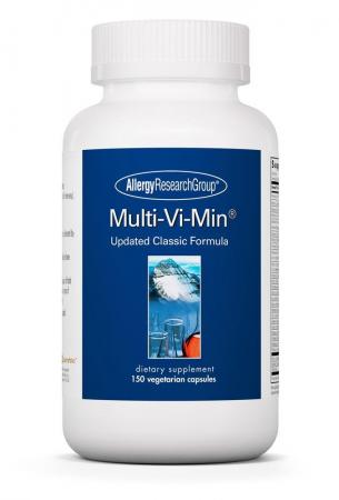 Allergy Research Group - Multi-Vi-Min - Complete Multivitamin-Mineral Hypoallergenic - 150 Vegetarian Capsules
