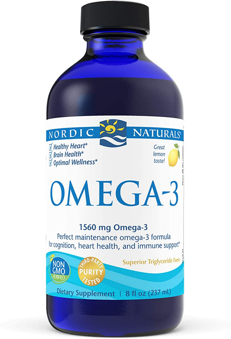 Nordic Naturals Omega-3, Lemon Flavor - 1560 mg Omega-3-8 oz