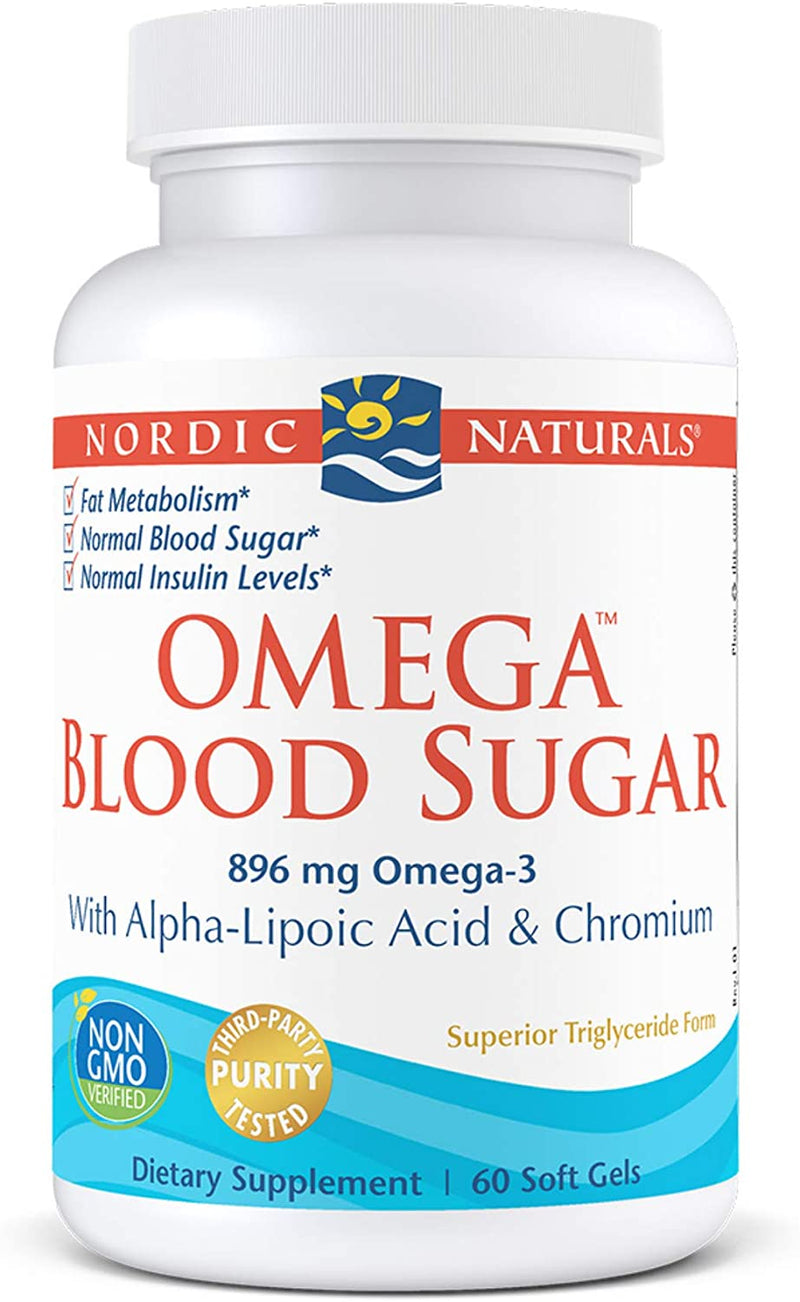 Nordic Naturals Omega Blood Sugar - 60 Soft Gels