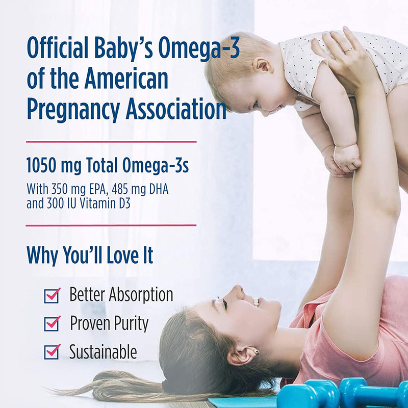 Nordic Naturals Baby’s DHA, Unflavored - 1050 mg Omega-3 + 300 IU Vitamin D3-2 oz
