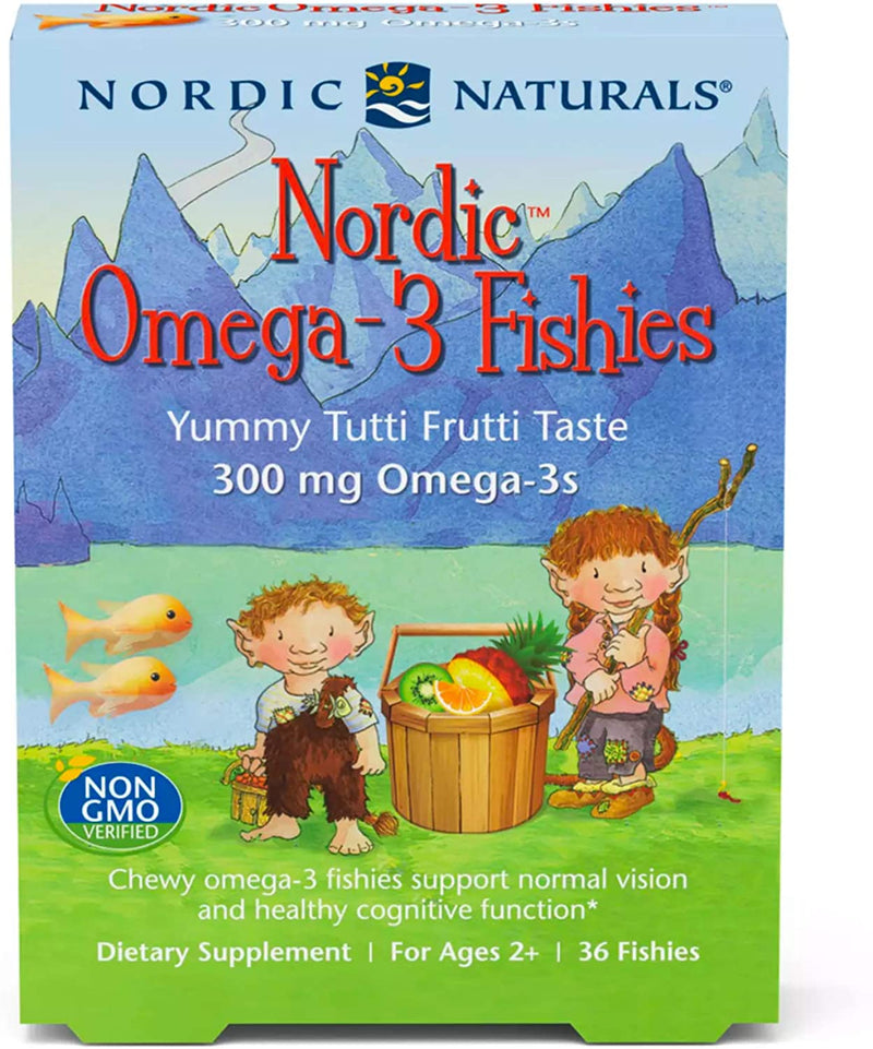 Nordic Naturals Nordic Omega-3 Fishies, Tutti Frutti - 36 Fishies