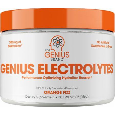 Genius Electrolytes , 30 Servings Orange Fizz