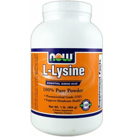 L-Lysine Powder , 1 Lb. Unflavored