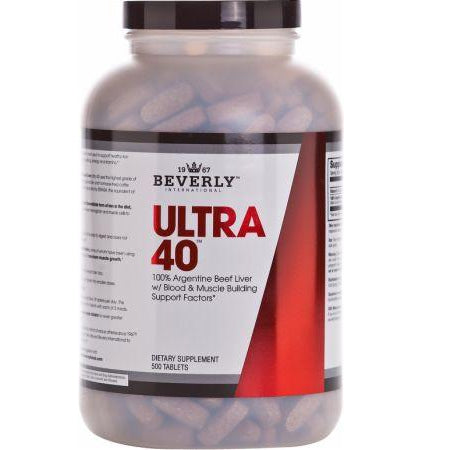 Ultra 40 Beef Liver Tablets , 500 Tablets