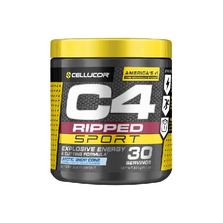 C4 Ripped Sport , 30 Servings Arctic Snow Cone