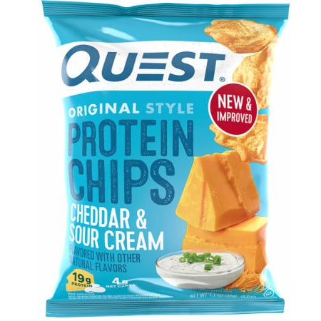 Protein Chips , 12 Bags Cheddar & Sour Cream