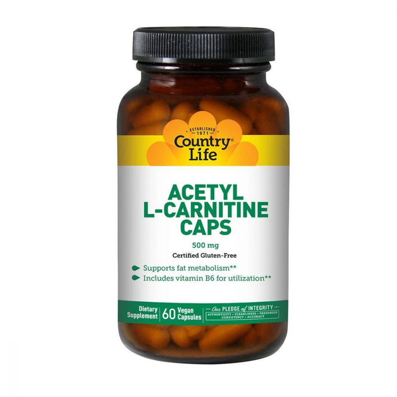 Country Life Acetyl L-Carnitine 60 vcaps