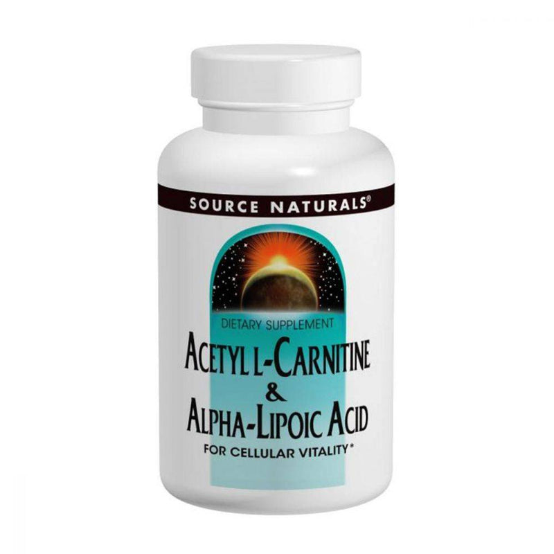 Source Naturals Acetyl L-Carnitine & Alpha-Lipoic Acid 60 tablets