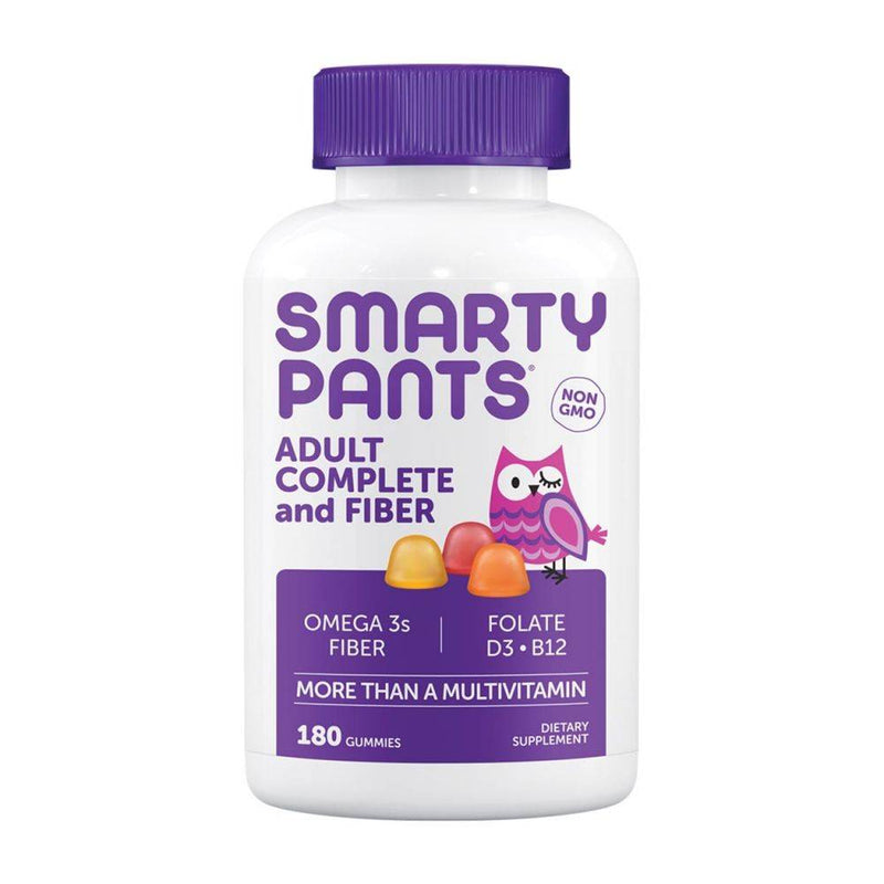SmartyPants Adult Complete Multivitamin + Fiber 180 gummies
