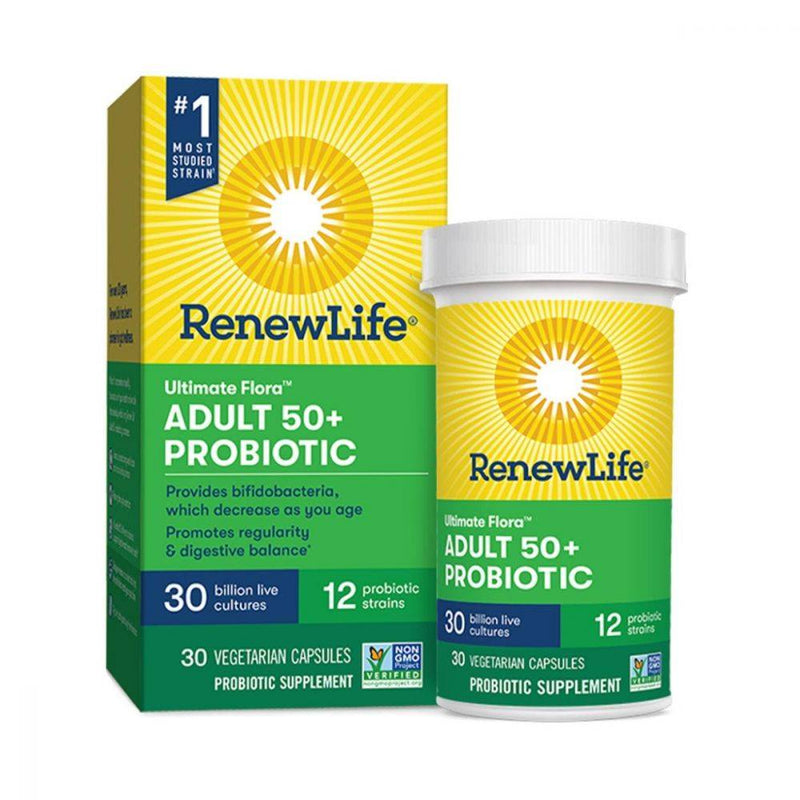Renew Life Ultimate Flora Adult 50+ Probiotic 30 Billion 30 vcaps